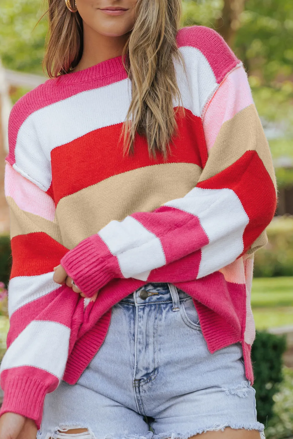 Mix Horizon Stripes Sweater