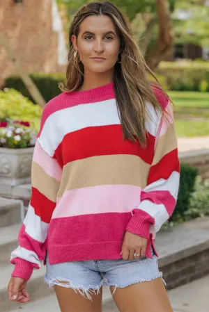Mix Horizon Stripes Sweater