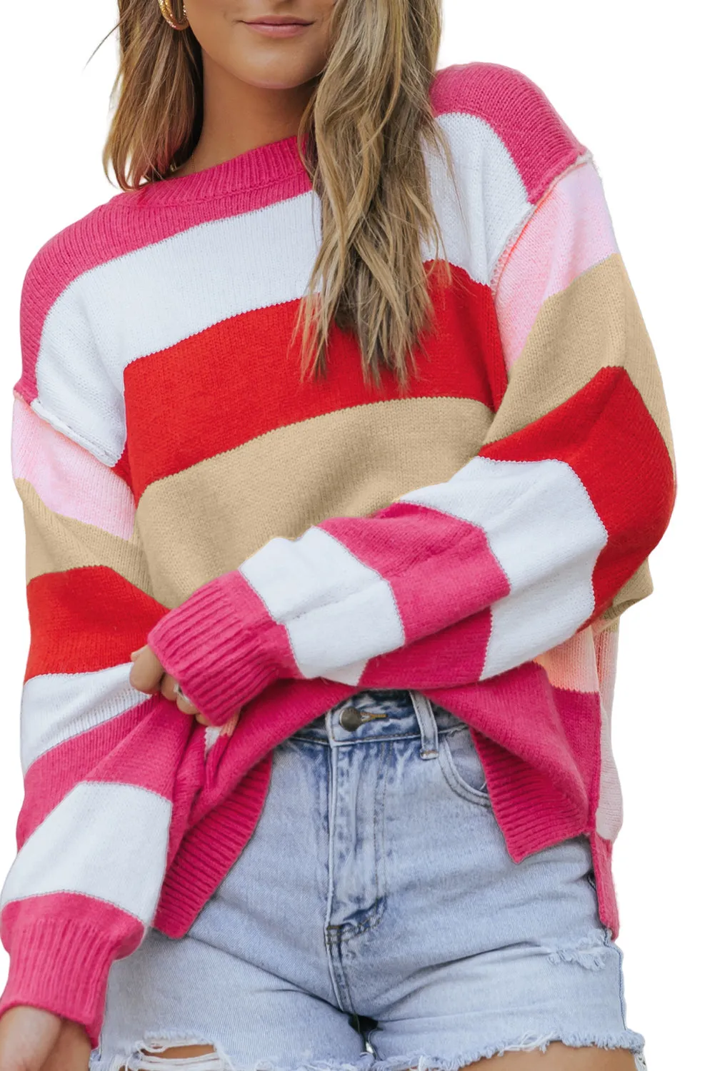 Mix Horizon Stripes Sweater
