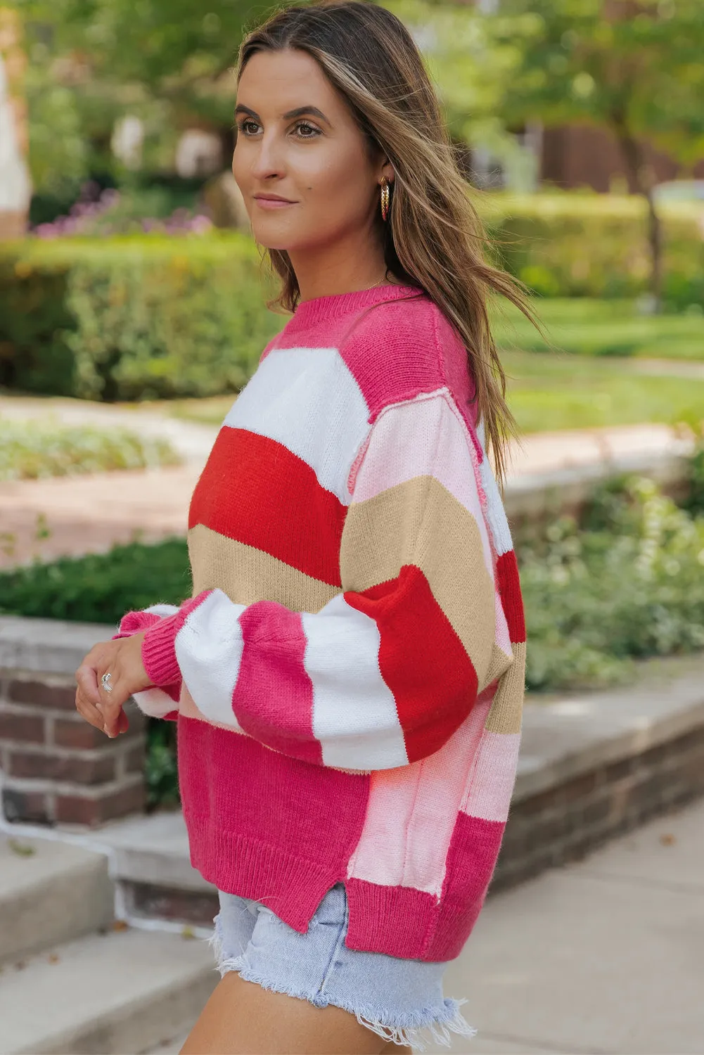 Mix Horizon Stripes Sweater