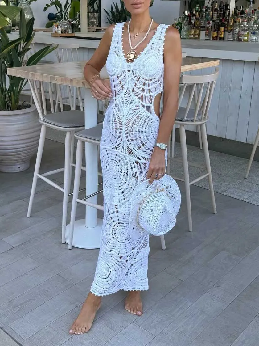 Monica Chic Sleeveless Maxi Dress