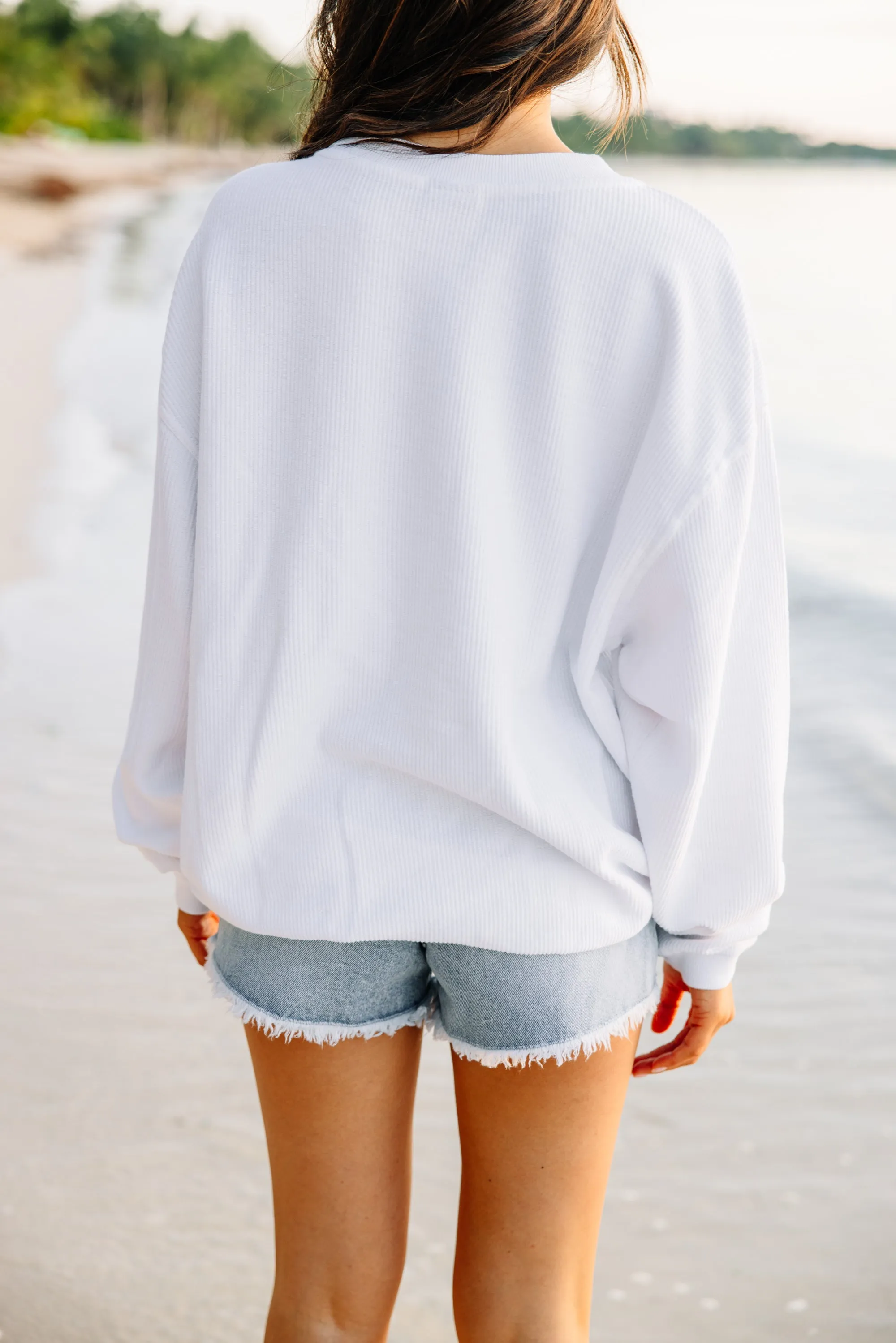 Mrs White Varsity Corded Sweatshirt