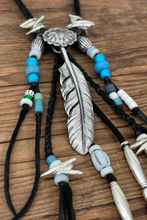 Mt. Hill "Black Fringe" Necklace