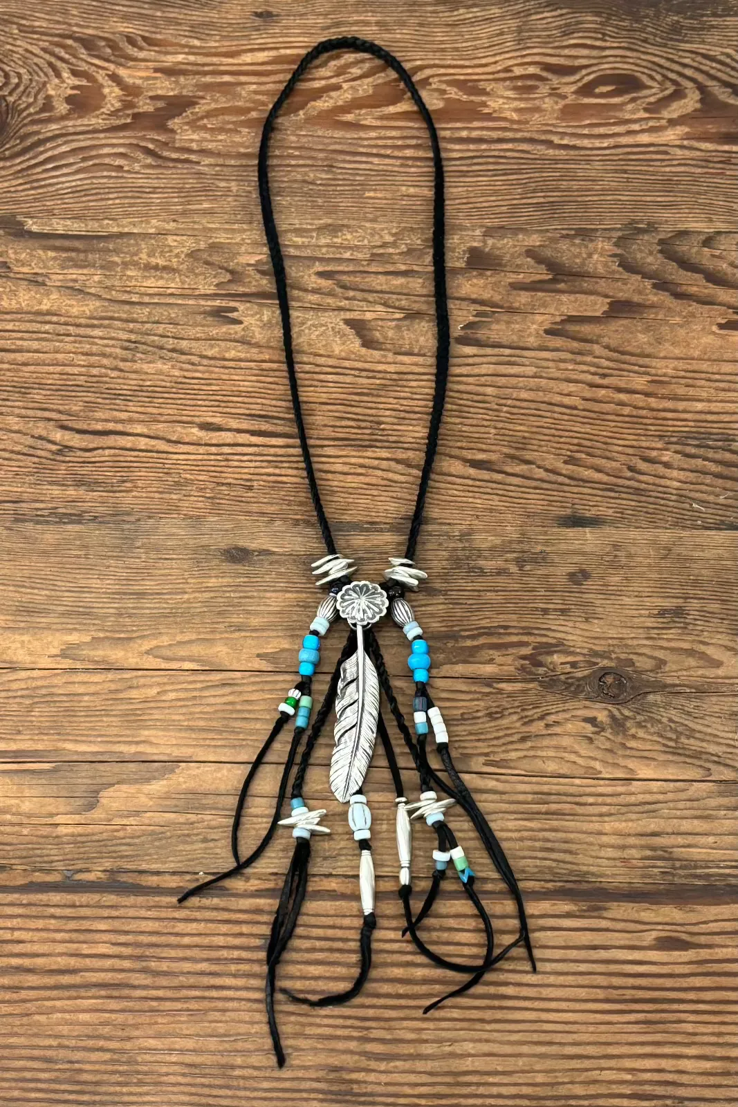 Mt. Hill "Black Fringe" Necklace