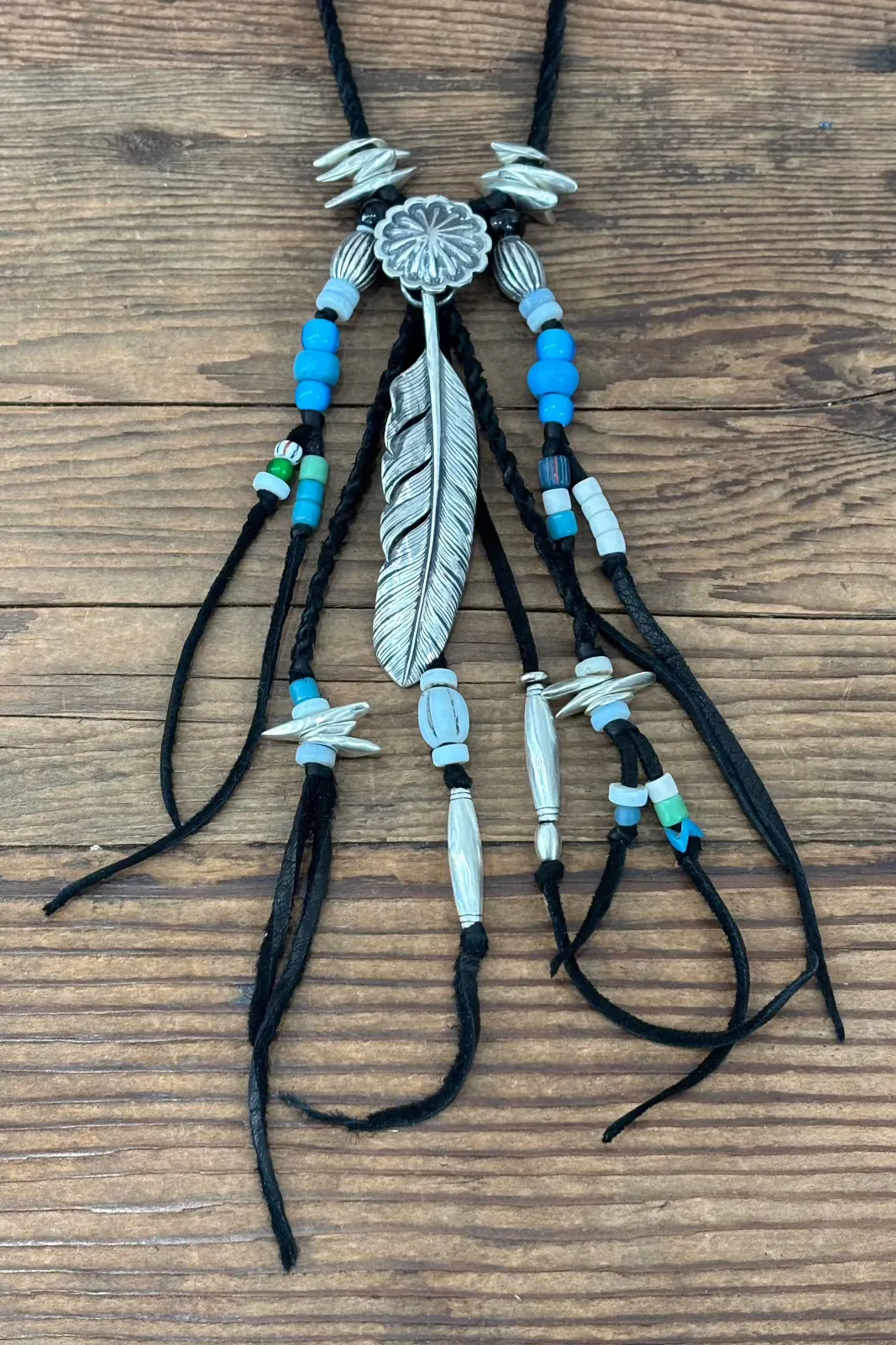 Mt. Hill "Black Fringe" Necklace