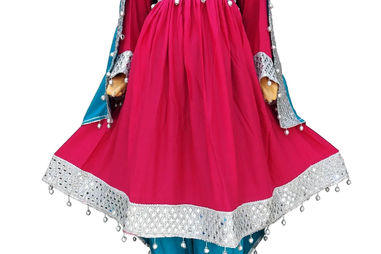 Muslim Bridal Wear In Pink Color Mulimah Fashion Afghani Dress
