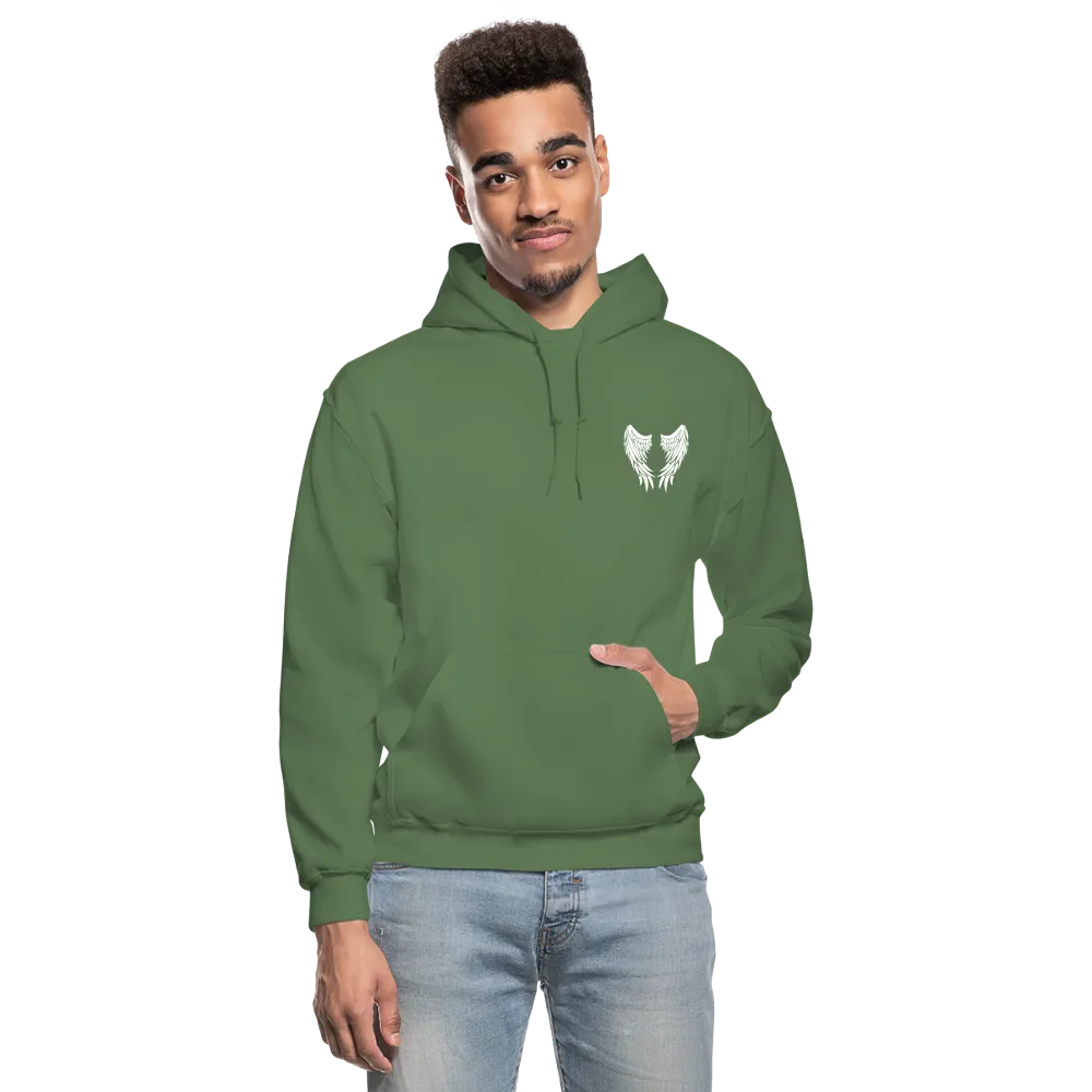 My Nana and Papa Guardian Angels Gildan Heavy Blend Adult Hoodie