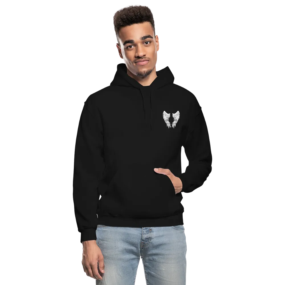 My Nana and Papa Guardian Angels Gildan Heavy Blend Adult Hoodie