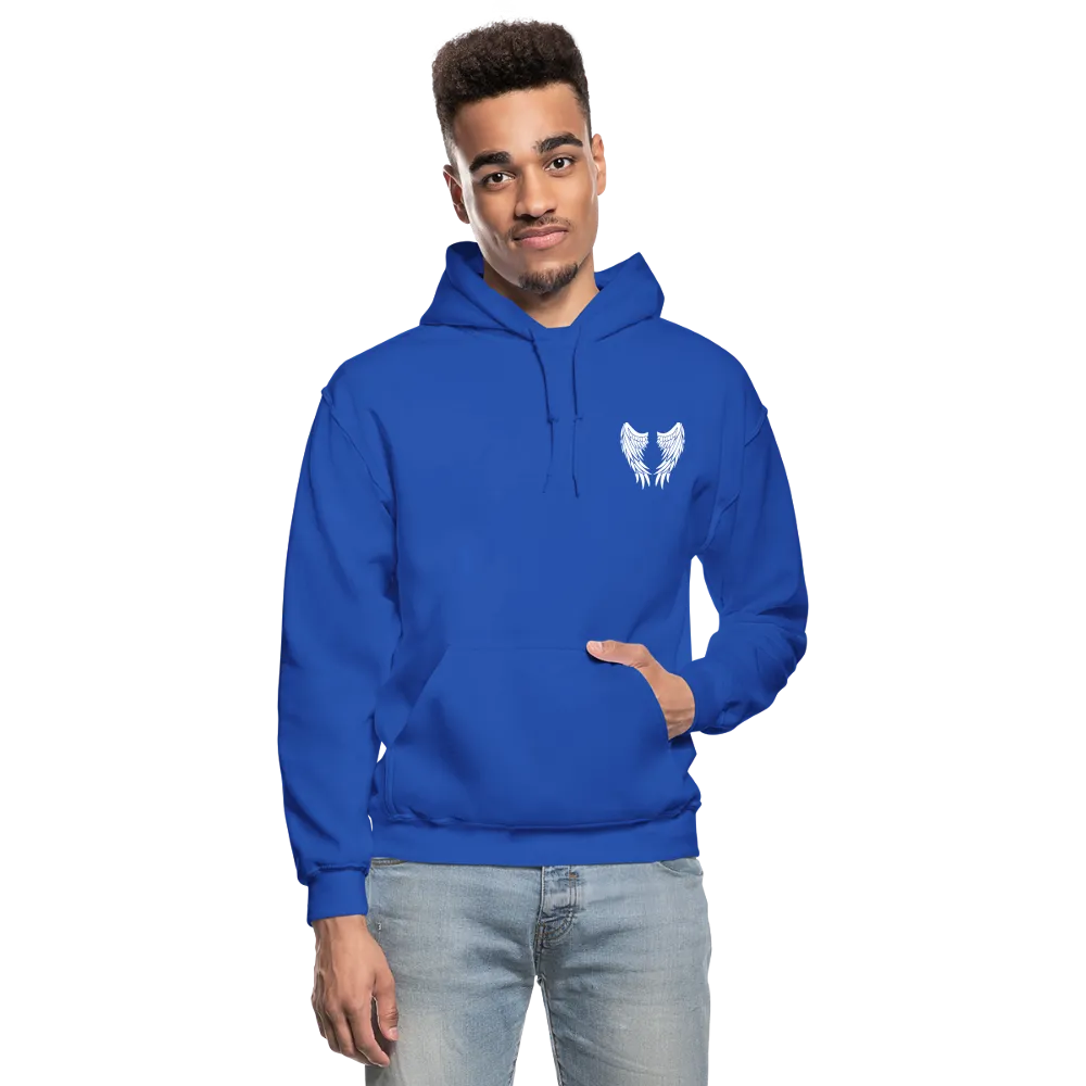 My Nana and Papa Guardian Angels Gildan Heavy Blend Adult Hoodie