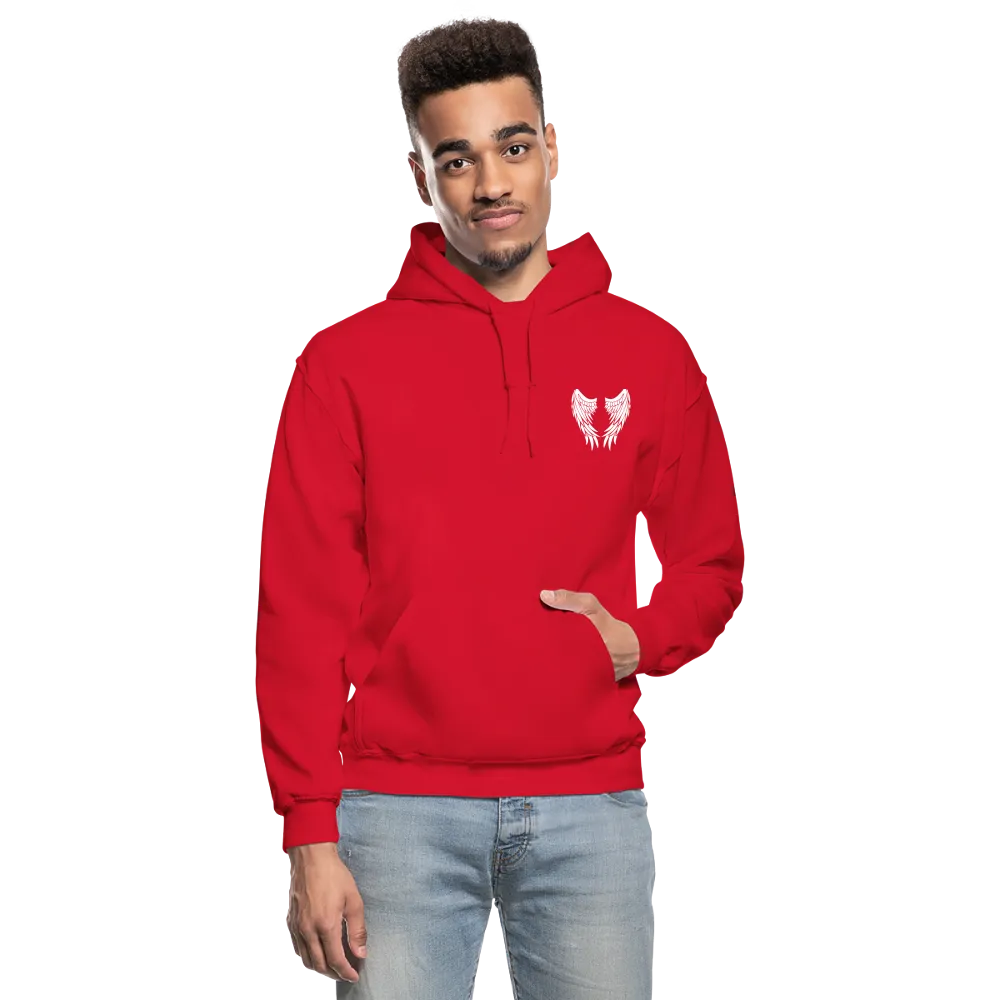 My Nana and Papa Guardian Angels Gildan Heavy Blend Adult Hoodie