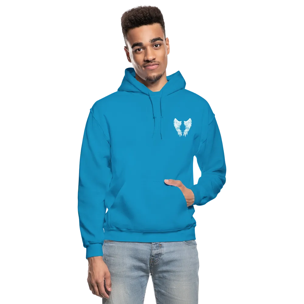 My Nana and Papa Guardian Angels Gildan Heavy Blend Adult Hoodie