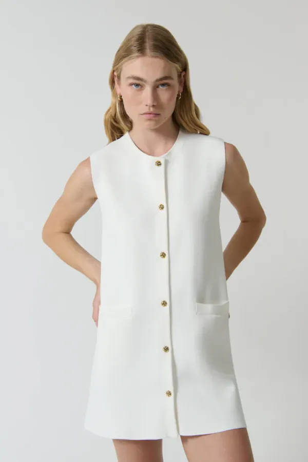 Nanda Dress White