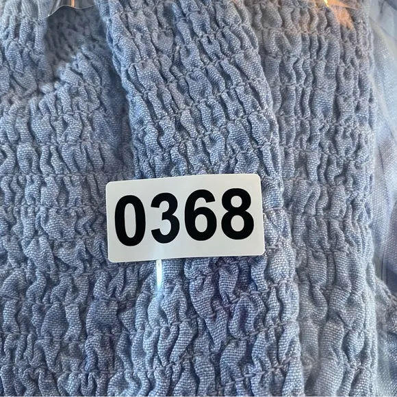 New! J. Crew linen daydream midi dress blue 20368