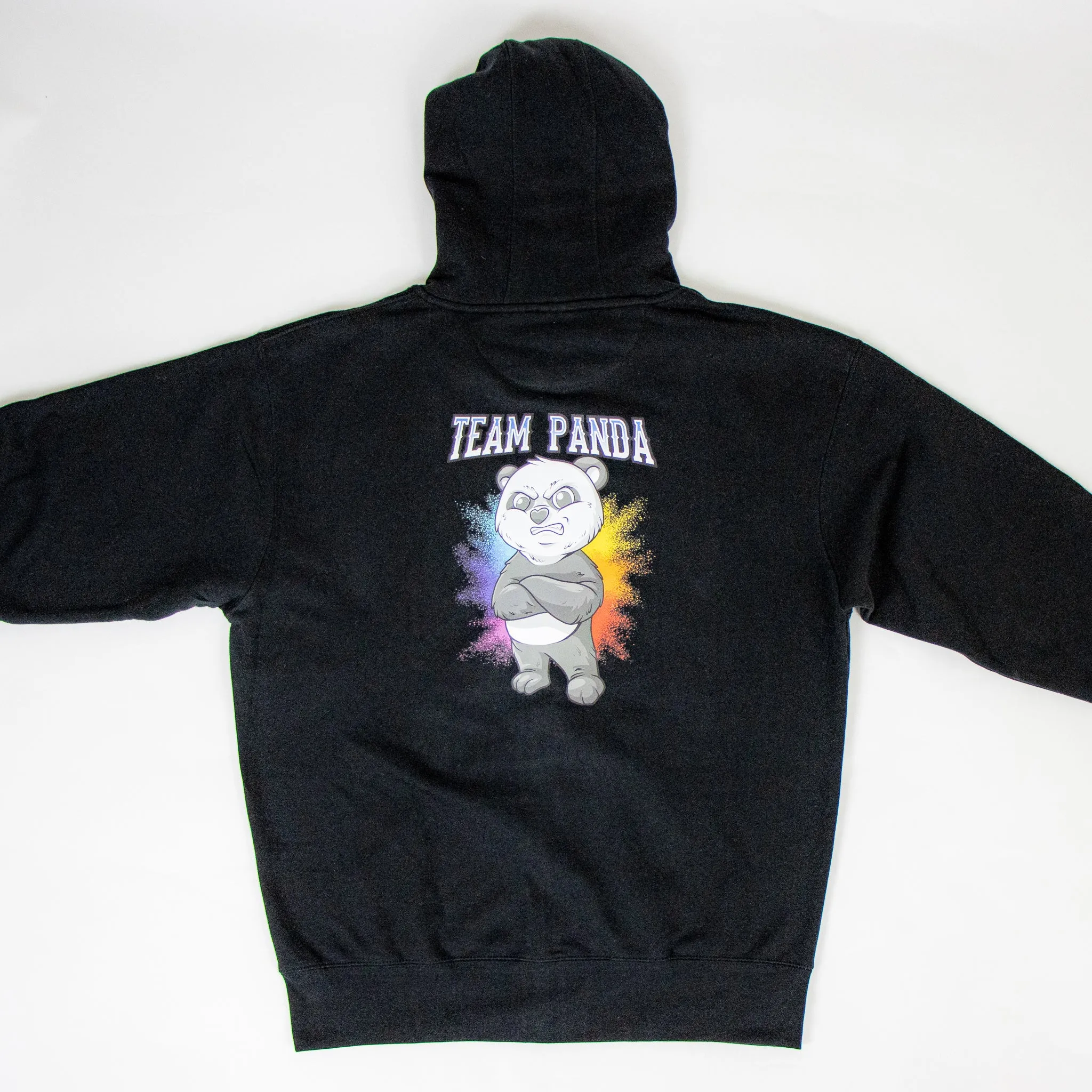 New Team Panda Zipper Hoodie (Black) From the Fall Panda Collection