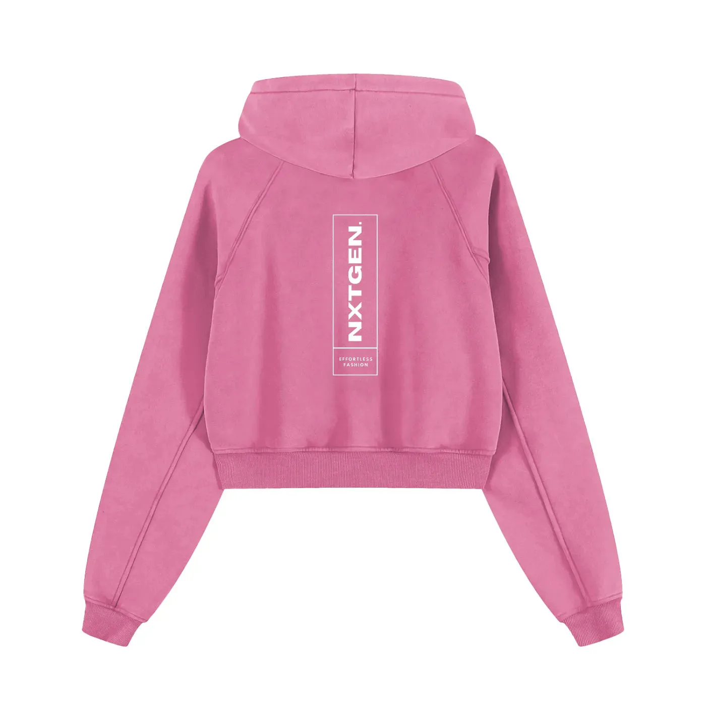 NXTGEN Washed Cropped Hoodie