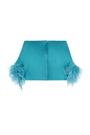 Off-shoulder bolero jacket
