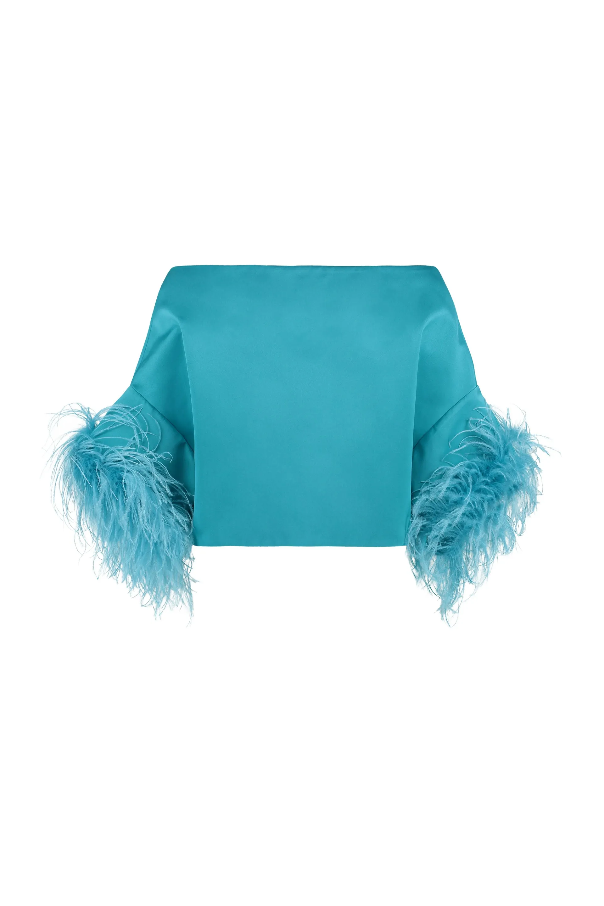Off-shoulder bolero jacket
