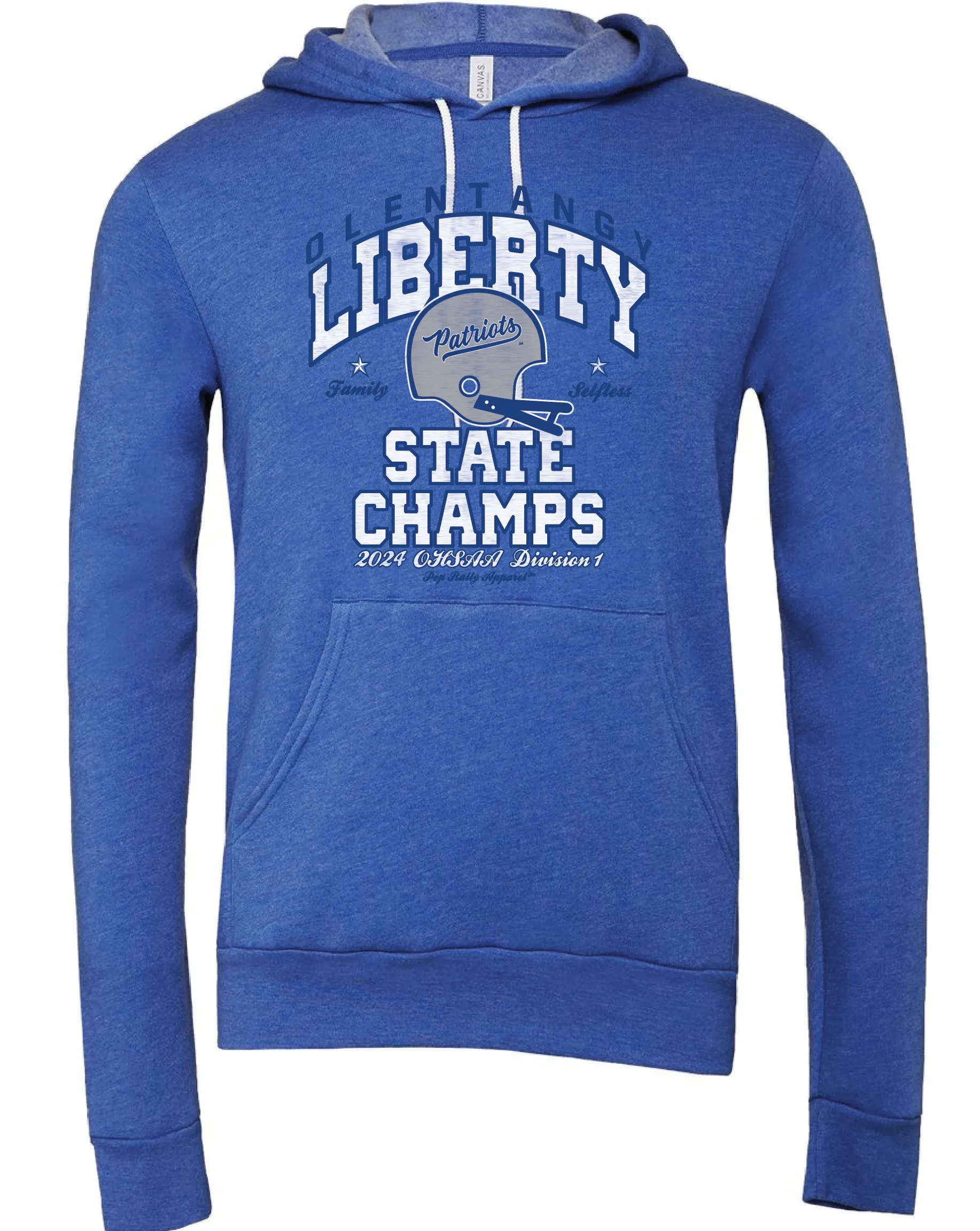 OLENTANGY LIBERTY FOOTBALL STATE CHAMP BLUE HOODIE