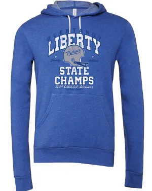 OLENTANGY LIBERTY FOOTBALL STATE CHAMP BLUE HOODIE