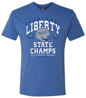 OLENTANGY LIBERTY FOOTBALL STATE CHAMP BLUE TEE
