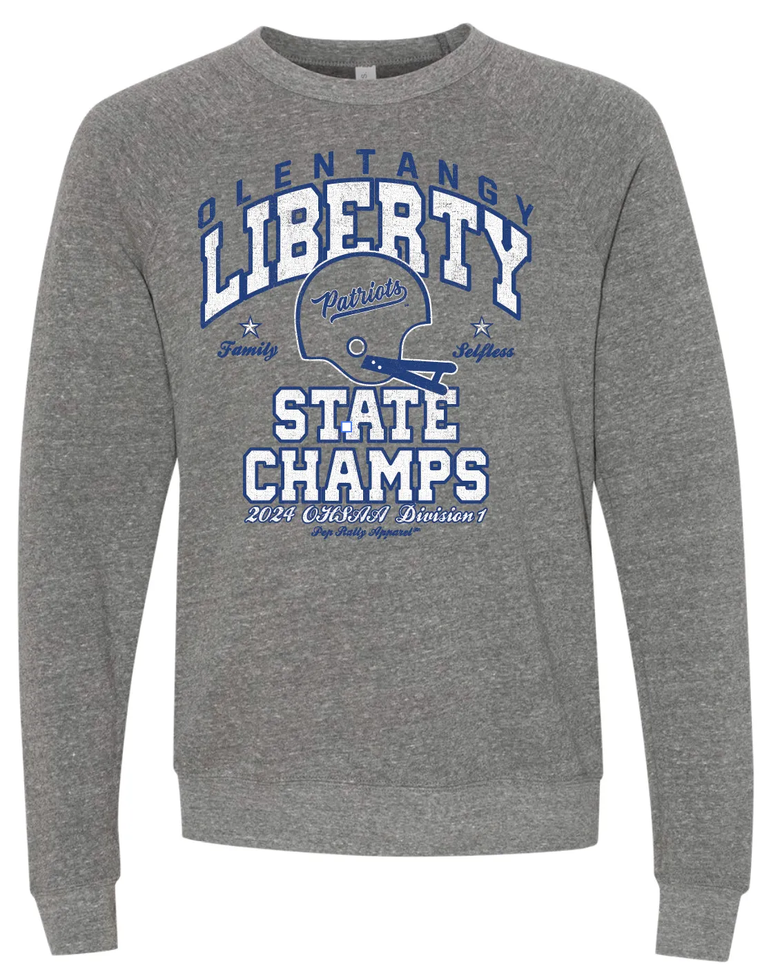 OLENTANGY LIBERTY FOOTBALL STATE CHAMP GRAY SWEATSHIRT
