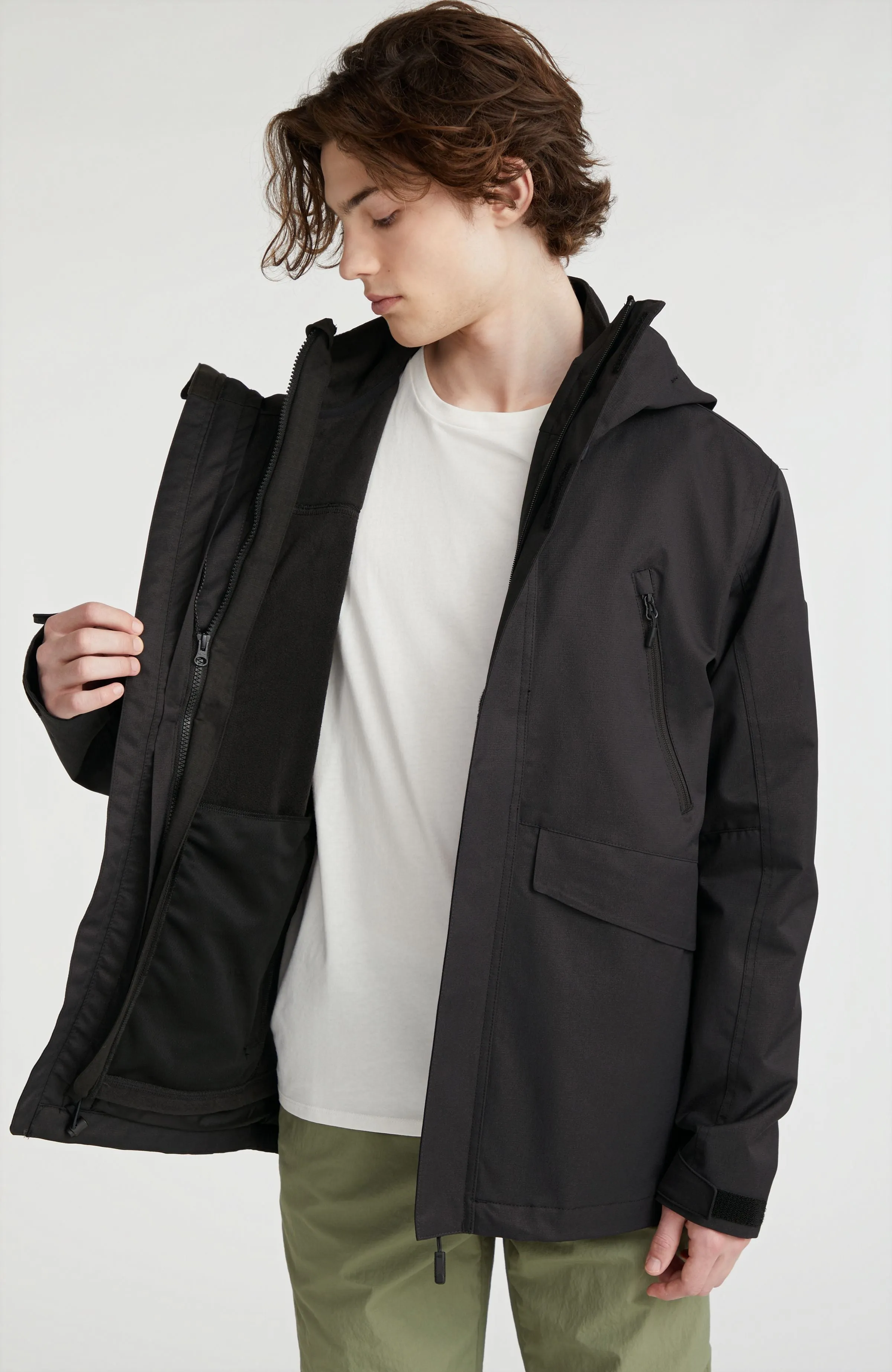 O'Neill TRVLR Series Textured Jacke | Black Out