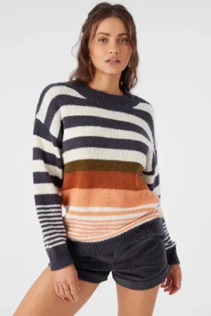 O’Neill Women's Billie Stripe Mock Sweater