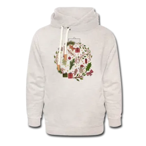 Ornament Shawl Collar Adult Hoodie