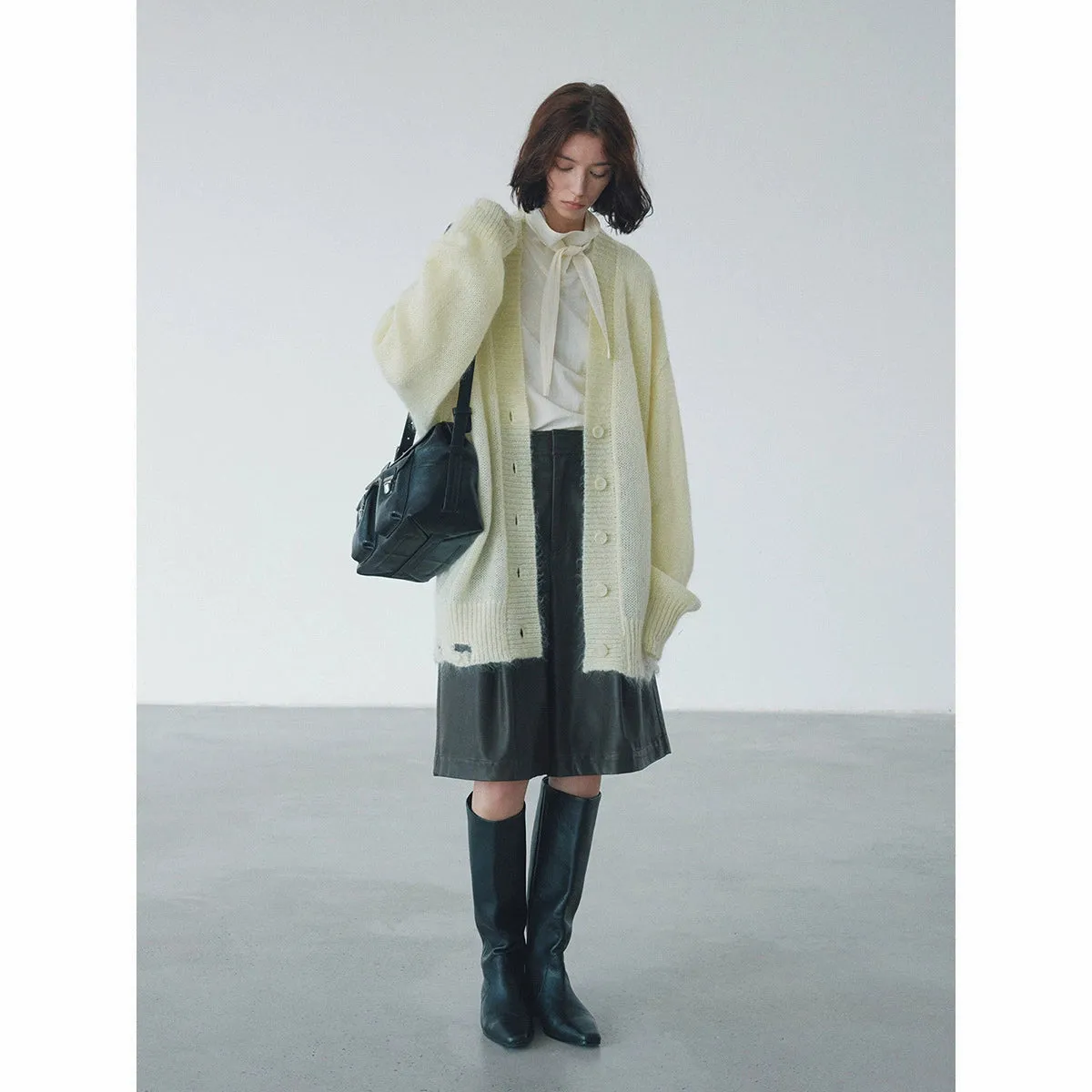 Oversized Knitted Cardigan