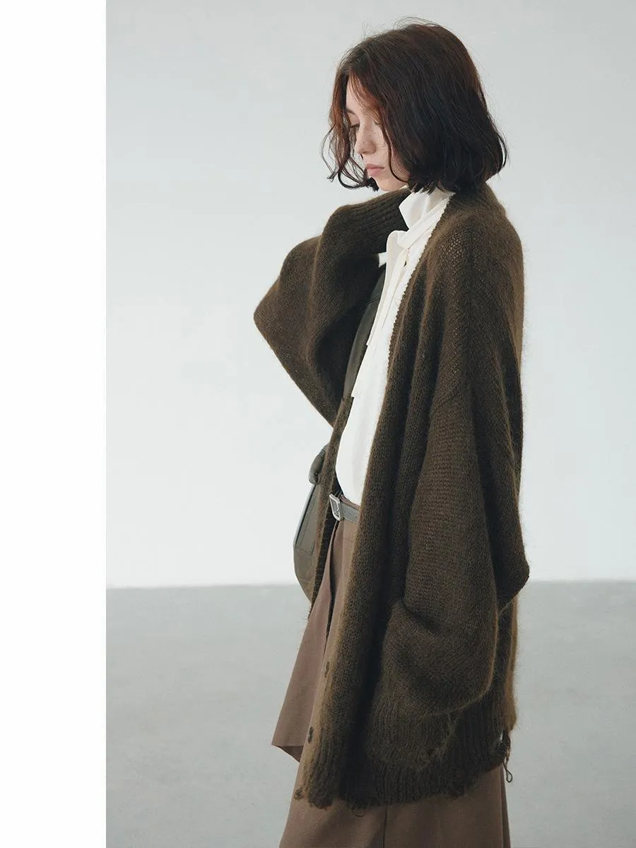 Oversized Knitted Cardigan