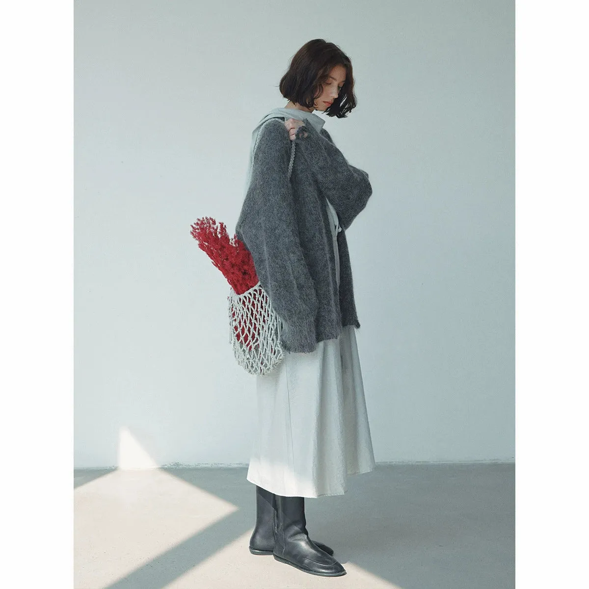 Oversized Knitted Cardigan