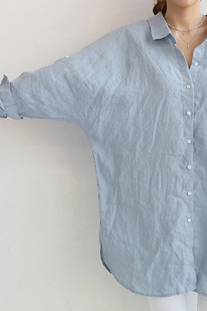 Oversized Linen Shirt