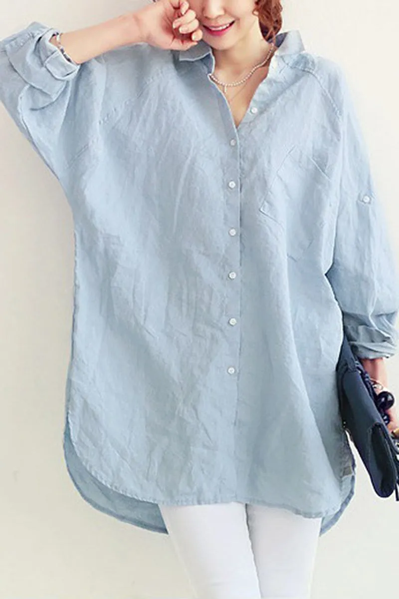Oversized Linen Shirt