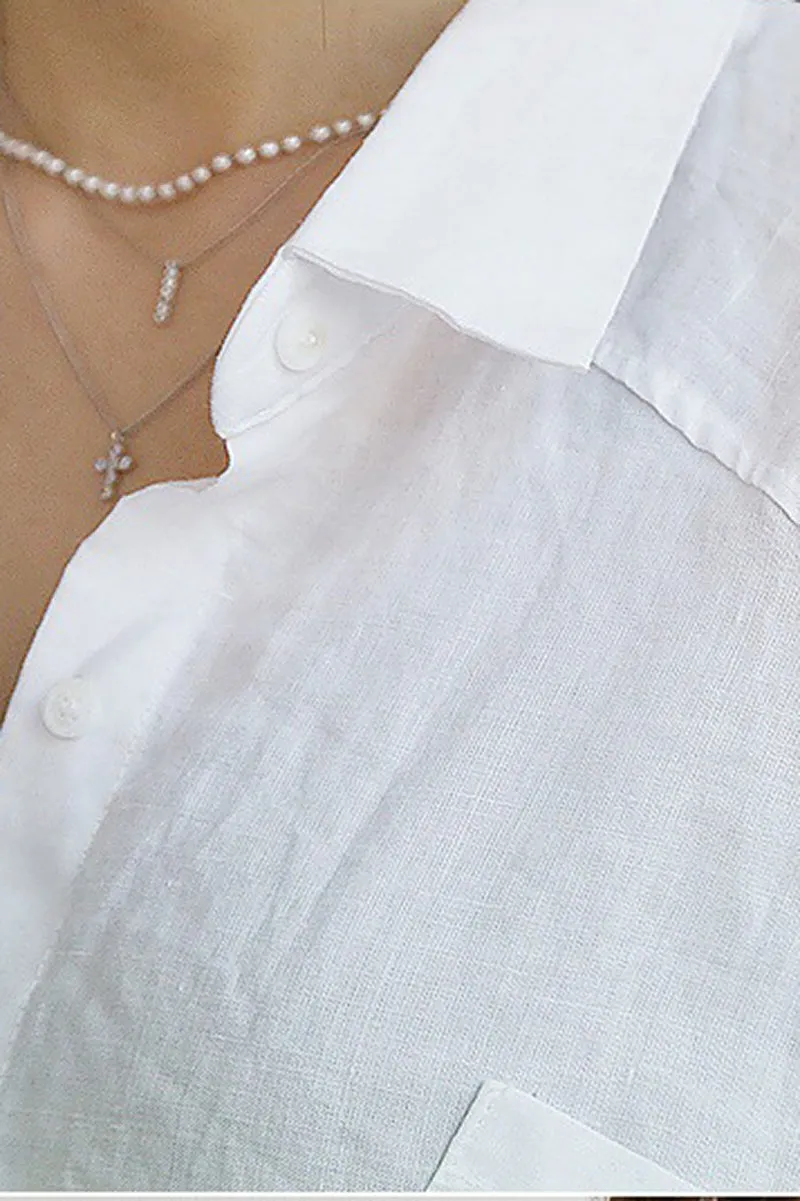 Oversized Linen Shirt