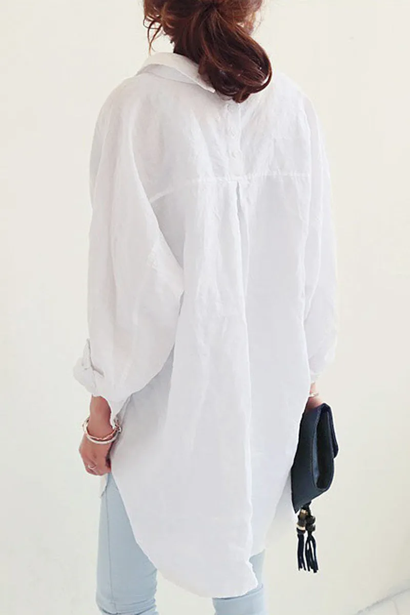 Oversized Linen Shirt