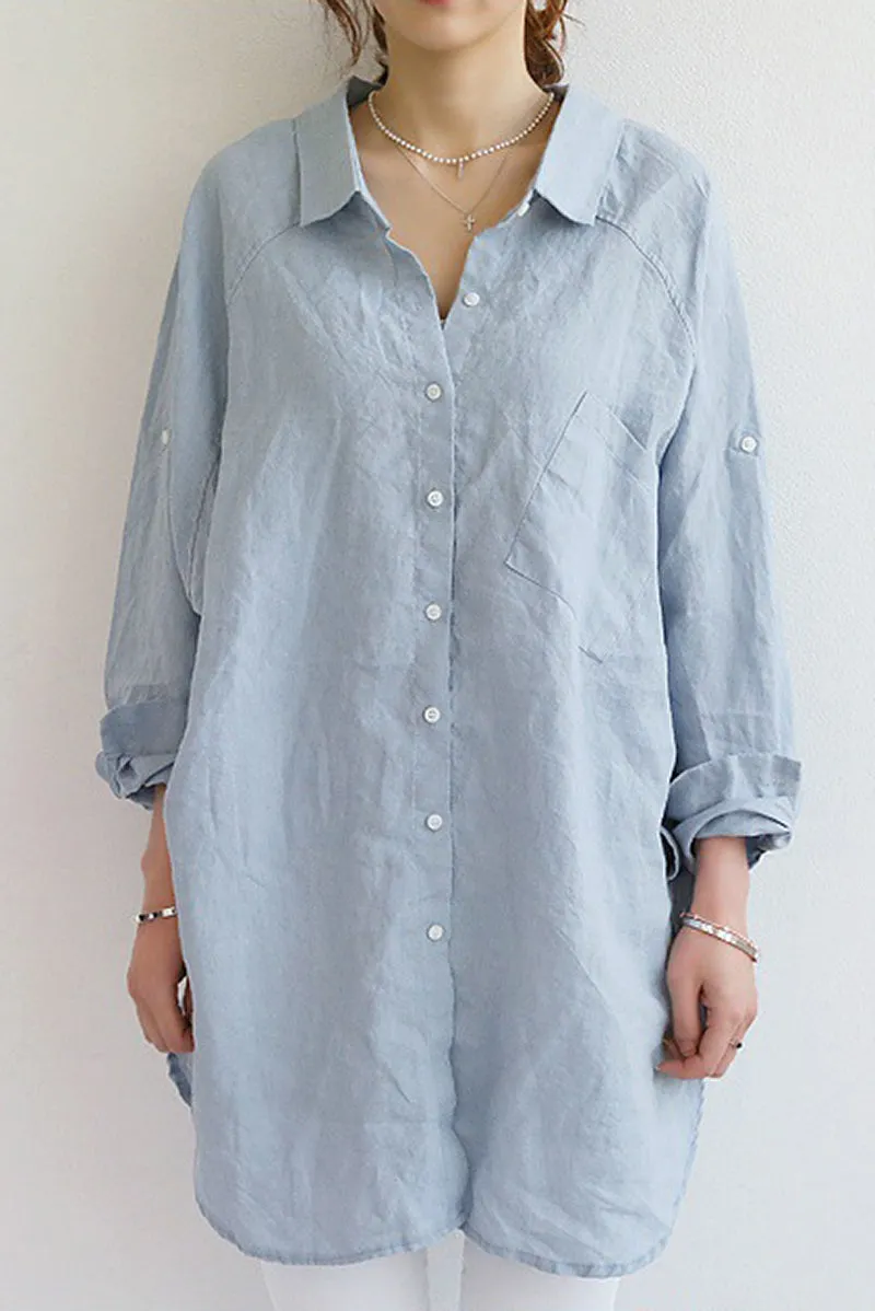 Oversized Linen Shirt