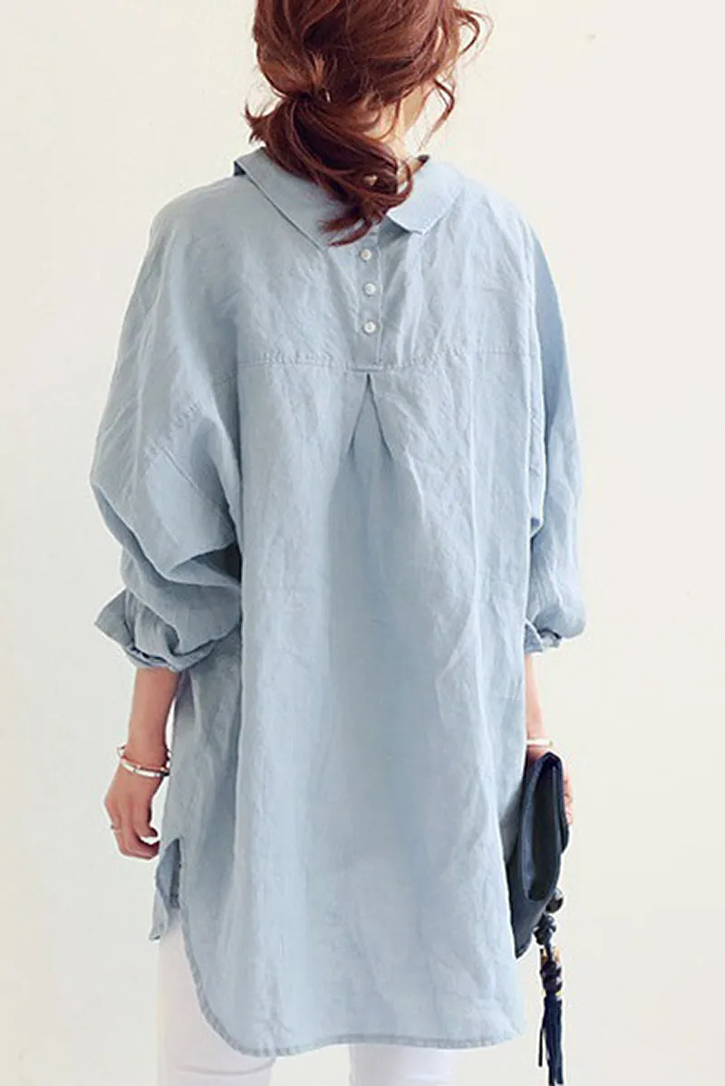 Oversized Linen Shirt