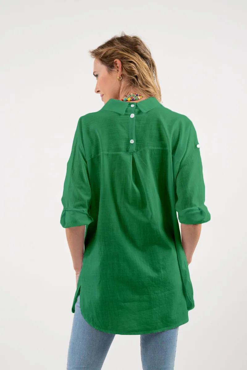 Oversized Linen Shirt
