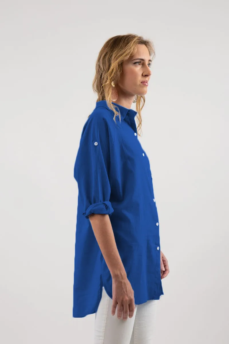 Oversized Linen Shirt