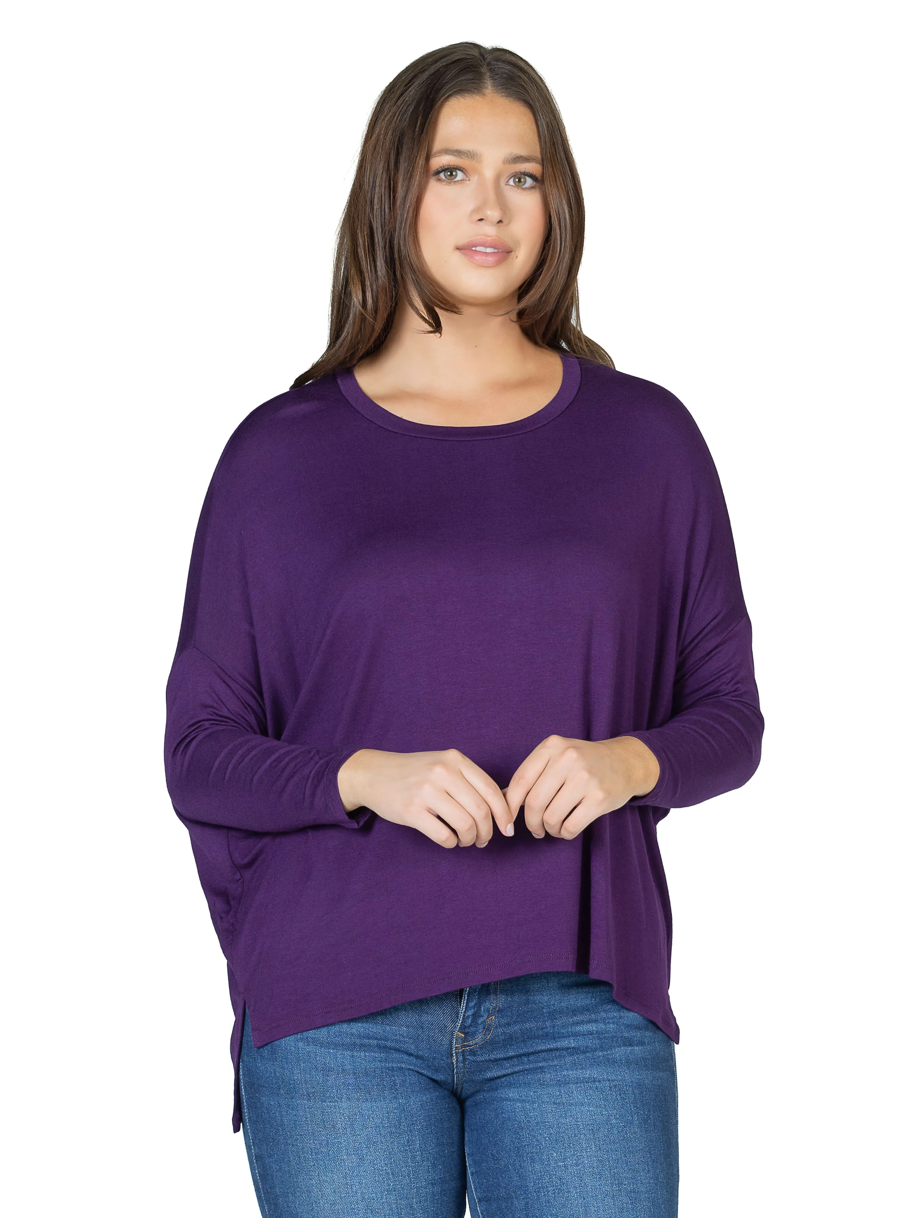 Oversized Long Sleeve Dolman Top