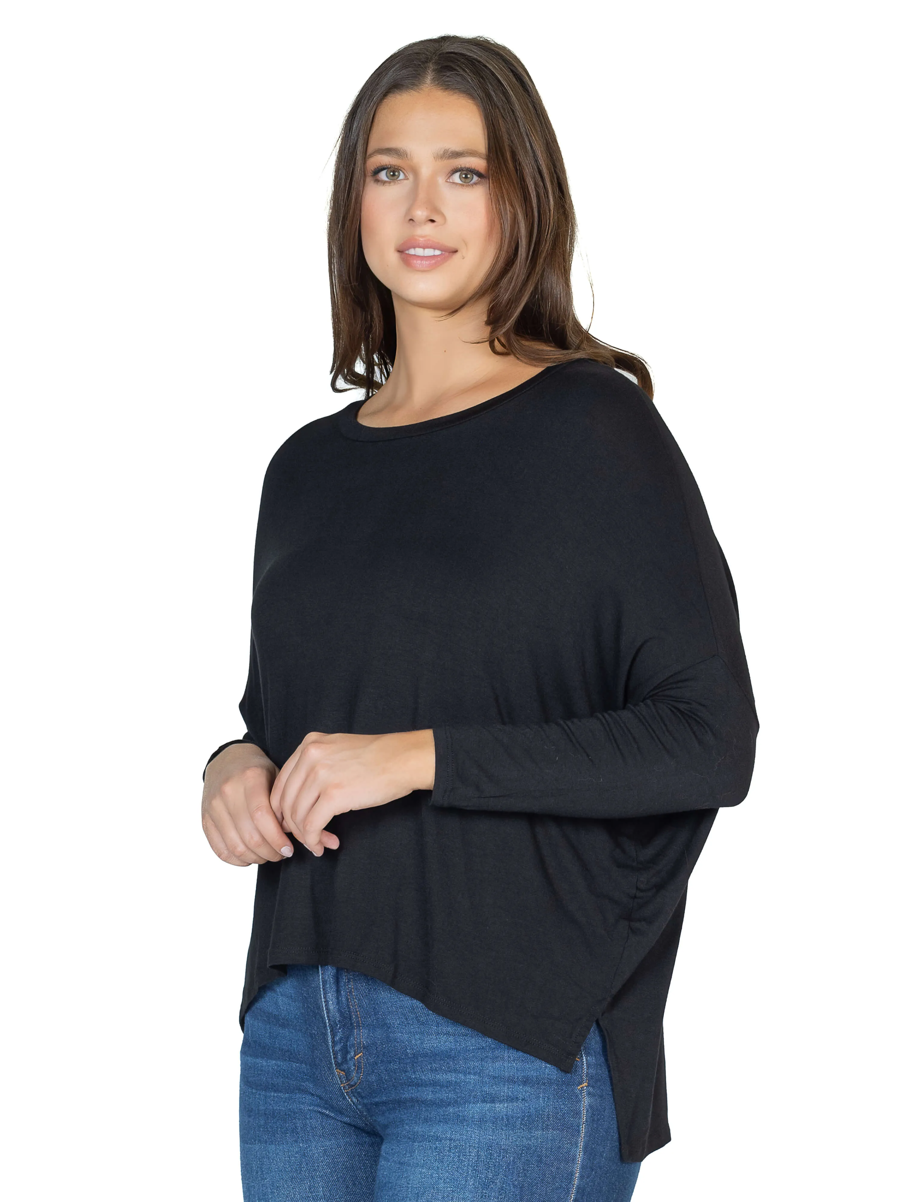Oversized Long Sleeve Dolman Top