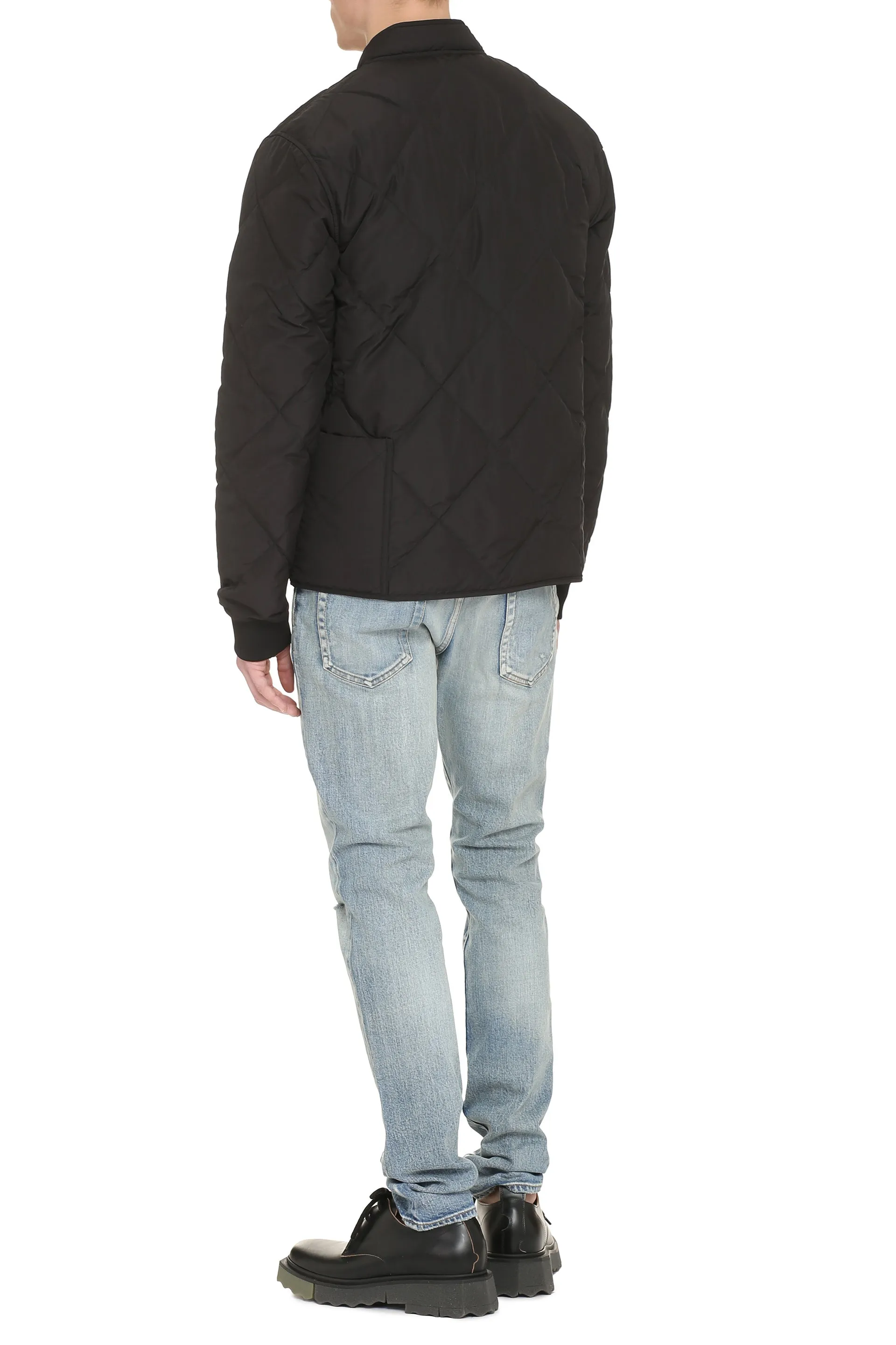 Padded reversible bomber jacket