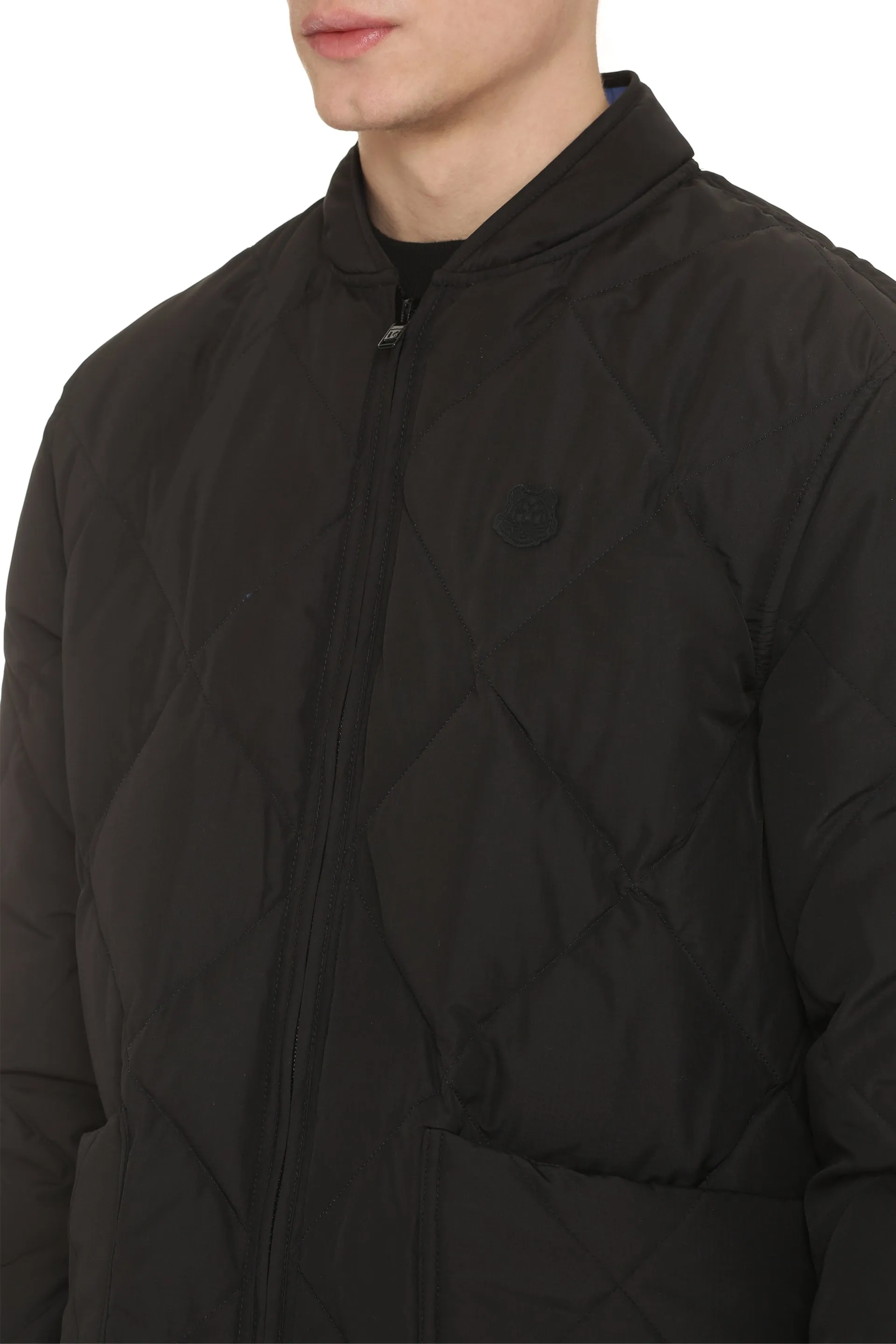 Padded reversible bomber jacket