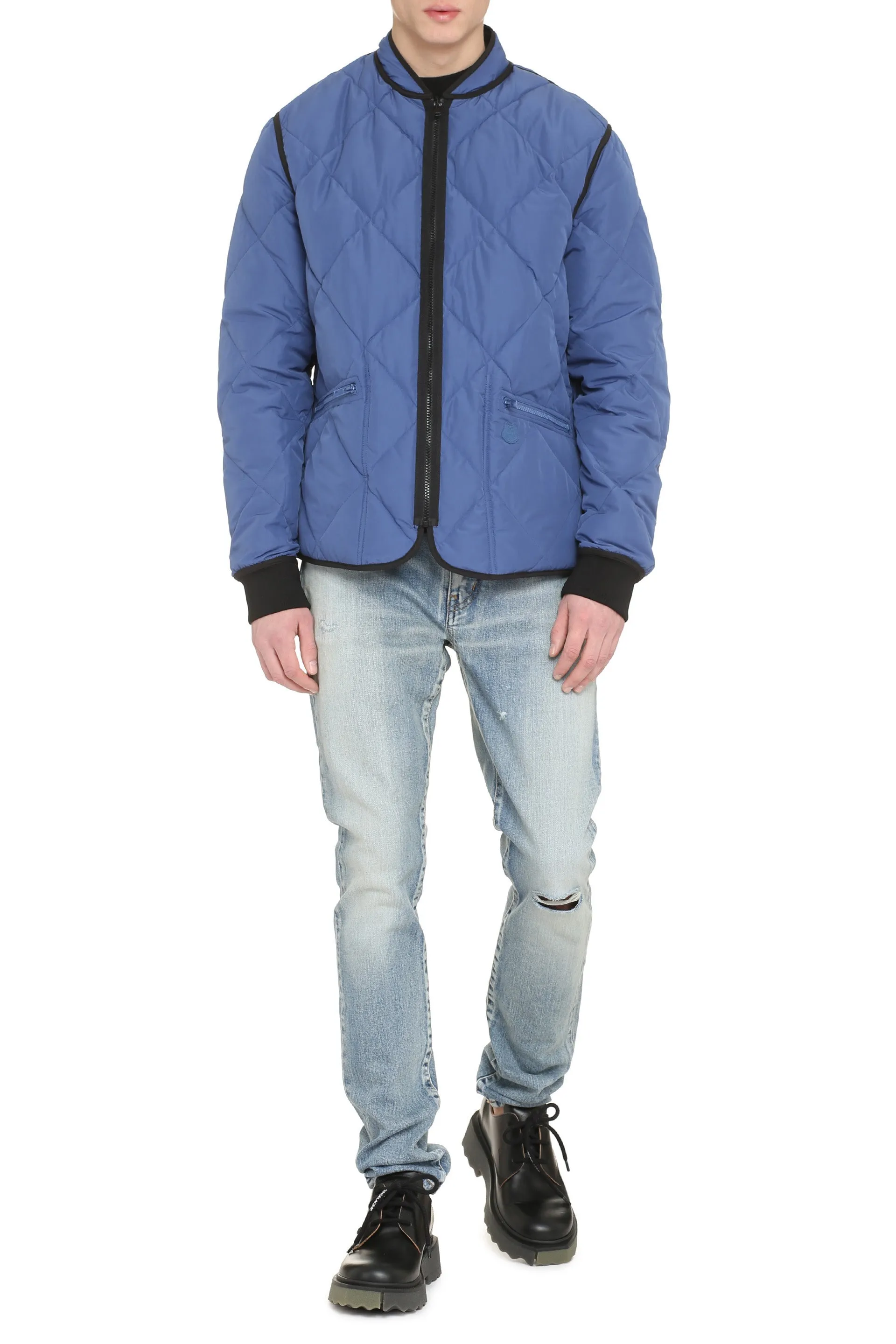 Padded reversible bomber jacket