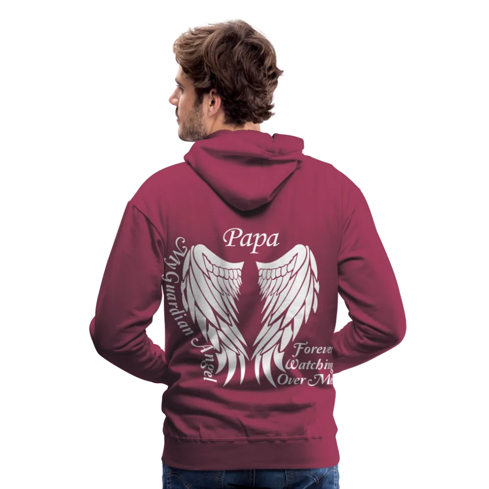 Papa Guardian Angel Men’s Premium Hoodie