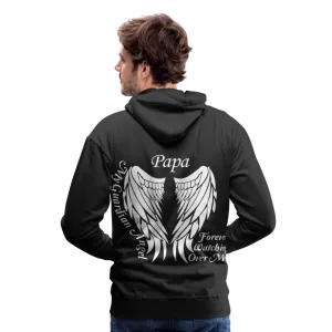 Papa Guardian Angel Men’s Premium Hoodie