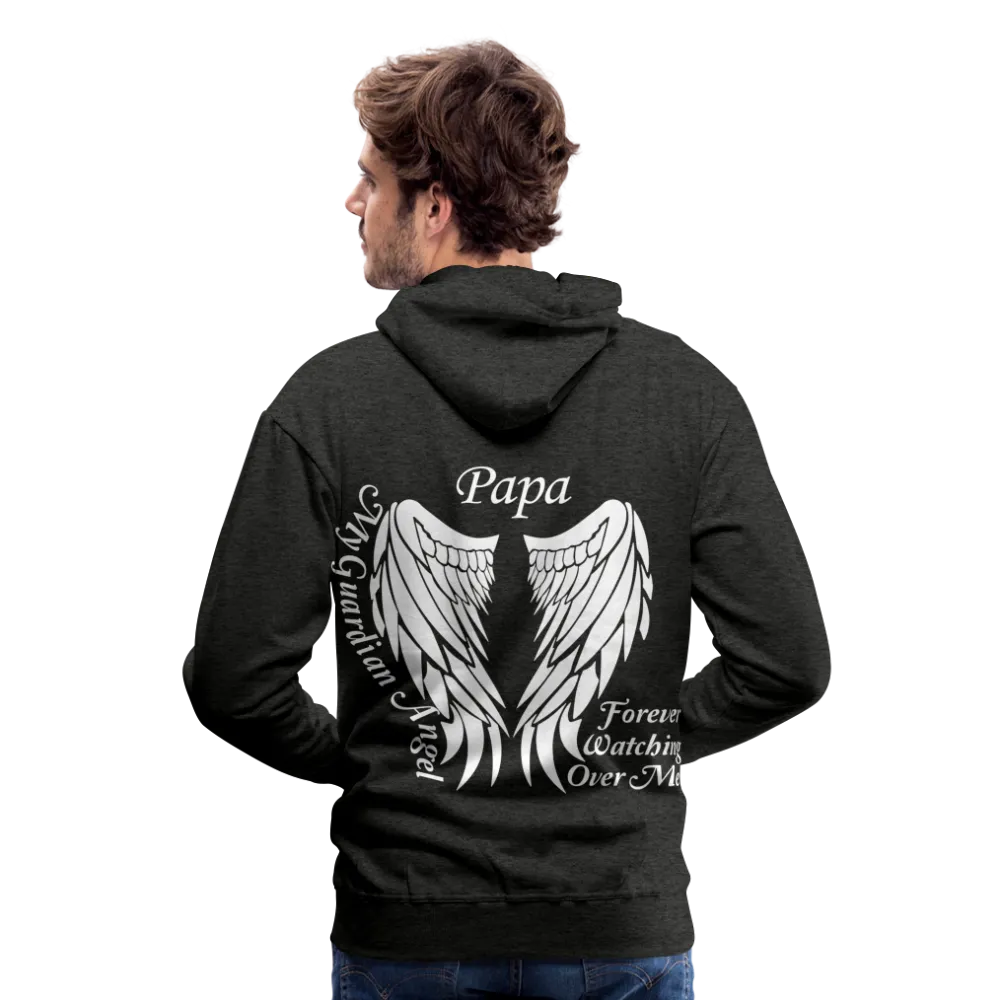 Papa Guardian Angel Men’s Premium Hoodie