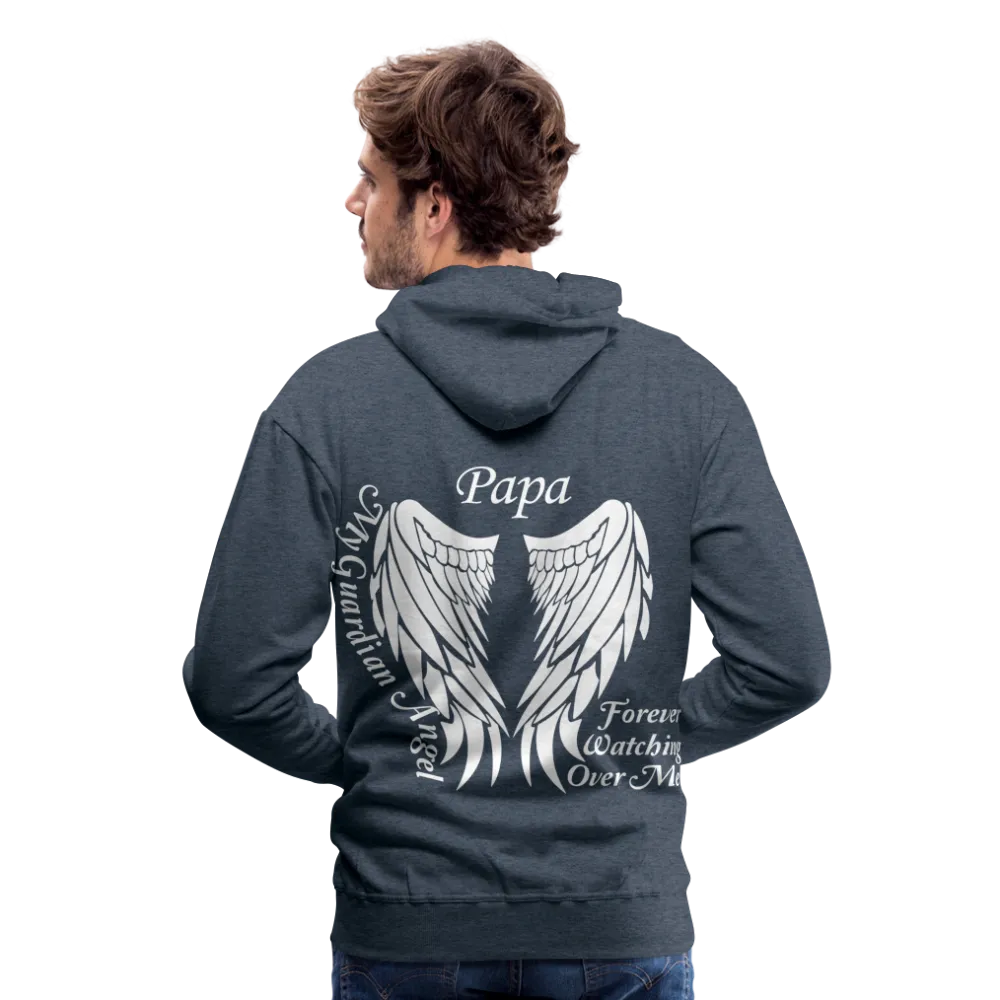 Papa Guardian Angel Men’s Premium Hoodie
