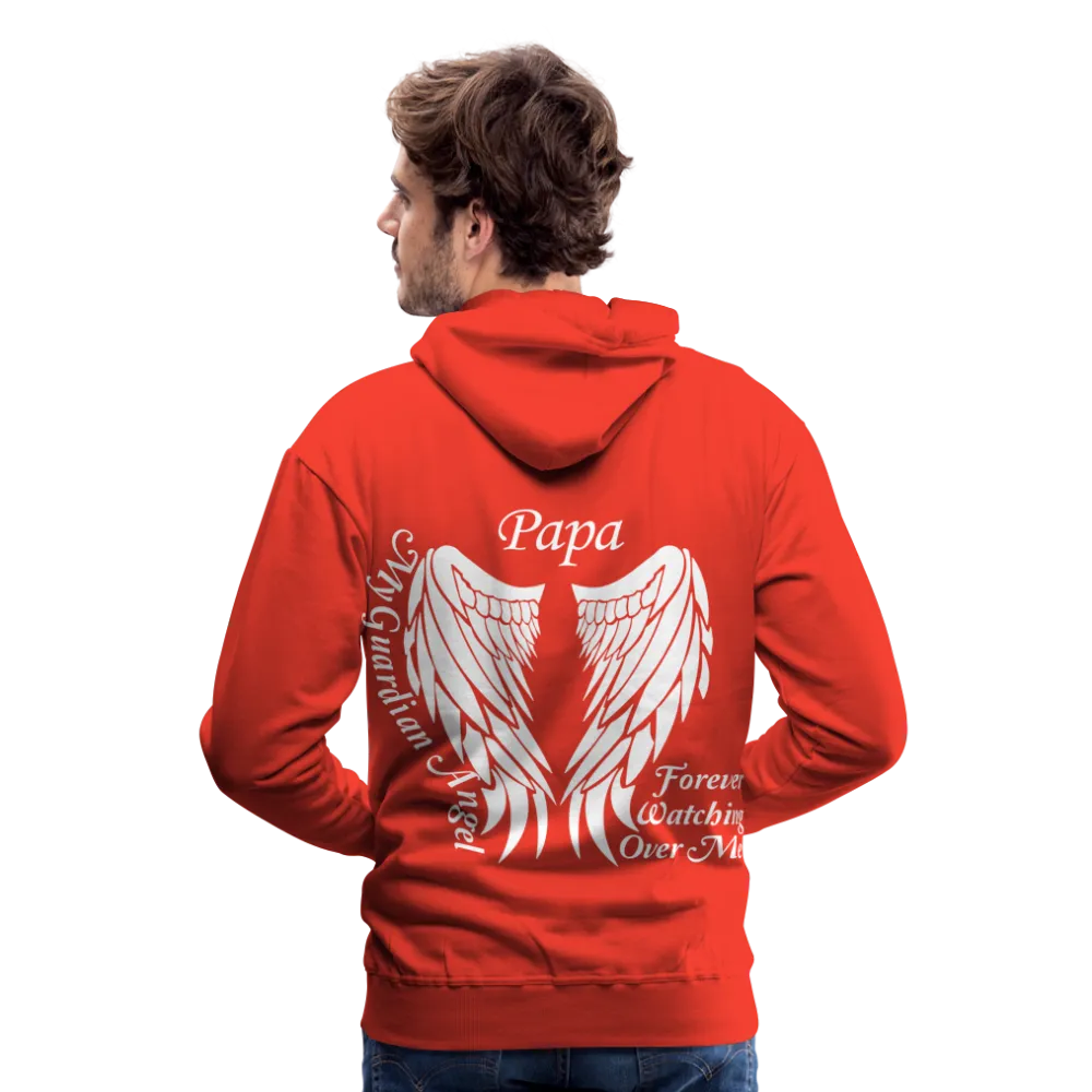 Papa Guardian Angel Men’s Premium Hoodie