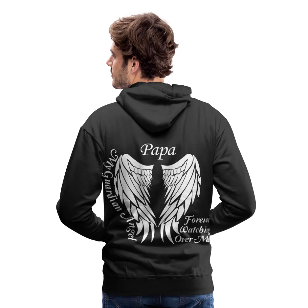 Papa Guardian Angel Men’s Premium Hoodie